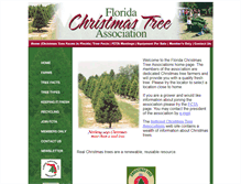 Tablet Screenshot of flchristmastrees.com